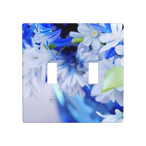 Zephyra Elegans Double Rocker Light Switch Cover Decorative 2 Gang Decora Outlet Wall Plate Modern GFCI Receptacle Plate Covers for Home Kitchen Bathroom Accessories Decor Zephyra Elegans Double Rocker Light Switch Cover Decorative 2 Gang Decora Outlet Wall Plate Modern GFCI Receptacle Plate Covers for Home Kitchen Bathroom Accessories Decor