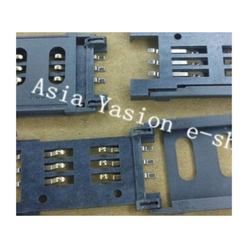 10 Pcs Simcard Holder Sim Card Socket 6PIN 6pins Flip