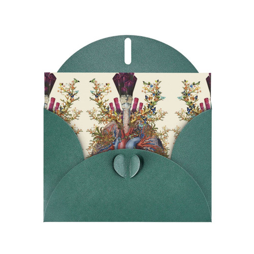 ZIMBRO Heart Lungs Greeting Cards Thank You Cards, Valentine Cards, Memorial Cards And Party Invitations.