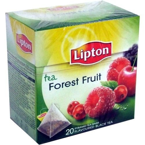 [Pack of 6] Lipton Black Tea - Forest Fruit - Premium Pyramid Tea Bags (20 Count Box)