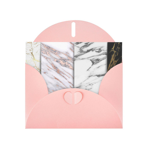 OUSIKA Marble Texture Pattern Print Thank You Cards With Envelopes Blank Cards Greeting Cards Birthday Cards For All Occasion (4 X 6 Inch)