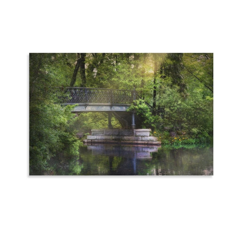 MLXFCGA Small Bridge Over Forest Stream Nature Landscape Poster Wall Art Paintings Canvas Wall Decor Home Decor Living Room Decor Aesthetic 24x36inch(60x90cm) Unframe-Style MLXFCGA Small Bridge Over Forest Stream Nature Landscape Poster Wall Art Paintings Canvas Wall Decor Home Decor Living Room Decor Aesthetic 24x36inch(60x90cm) Unframe-Style