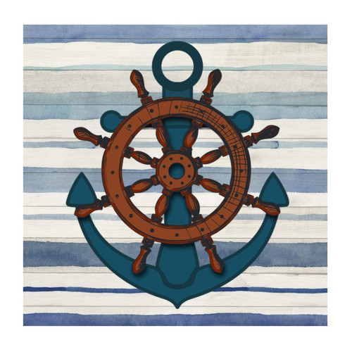 Nautical Beach Ocean Theme Underwater Anchor Wall Art Stickers DIY Sea Animal Turtle Octopus Crab Wall Decals Vinyl Mural Decals Quotes for Classroom Party Home Decor