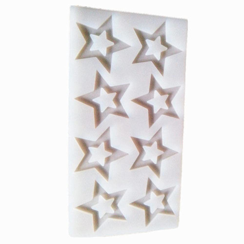 LYNLYN Cake Decorating Tools DIY Star Shape Silicone Mold Cupcake Silicone Mold Chocolate Mould Decor Muffin Pan Baking Stencil Chocolate Mold Liyannan (Color : A)