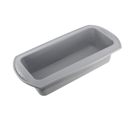 LYNLYN Baking Mold Pan Silicon Rectangular Temperature Resistant Silicon Cooking Toast Bread Mold Candy Reusable Nonstick Cake Mold Liyannan (Color : Gray)