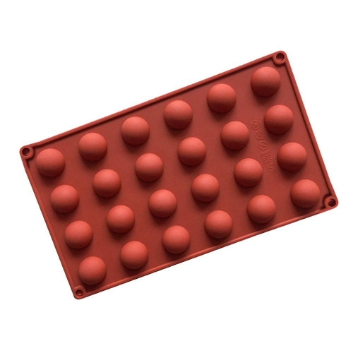 LYNLYN Baking Mold Ball Sphere Silicone Mold Cake Pastry Baking Chocolate Fondant Mold Round Shape Dessert Mould DIY Chocolate Mold Liyannan (Color : A)