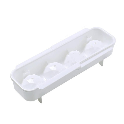 LYNLYN Silicone Ice Cube Mold Ice Tray Halloween Candy Cake Pudding Chocolate Molds Easy Release Round Shape Ice Cube Trays Molds Liyannan (Color : 4 Grid Pucks)