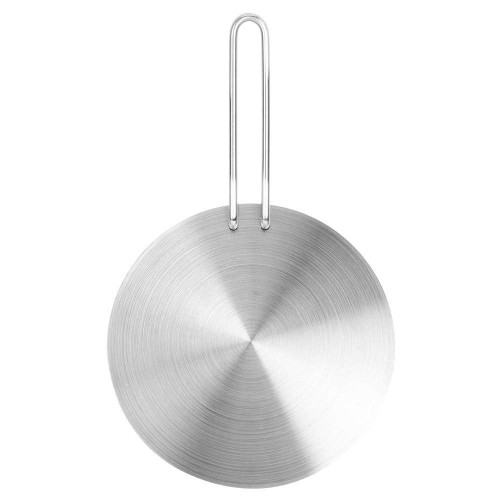 Heat Diffuser,Stainless Steel Induction Diffuser Plate with Foldable Handle for Electric Gas Stove Glass Induction Cooktop Heat Diffuser Cooking Induction Adapter Hob Ring Plate (7.9"/8.7"/9.4") (3#)