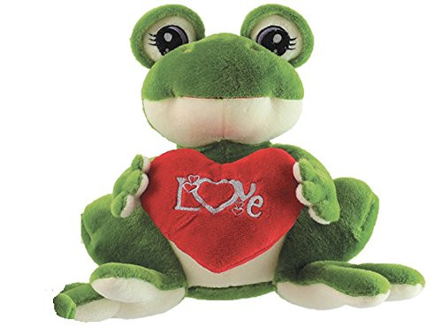 Calplush Kiss A Prince Plush Love Frog 16" Plush Animal Toy