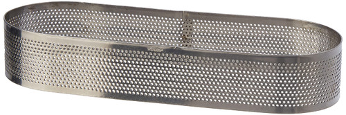 LACOR 68581 Perforated Oval Cake Mould, 7 x 20 x 3.5 cm, Silver
