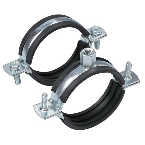 AKIHISA 10 PCS Split Ring Pipe Hanger Heavy Duty Adjustable Pipe Bracket Clamp Wall Ceiling Mount Pipe Support ID 2.5 Inch(63mm)