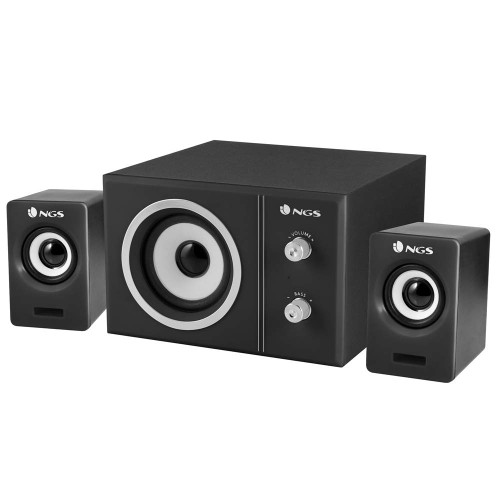 NGS Sugar - 20W USB Powered Multimedia 2.1 Speaker System with Subwoofer
