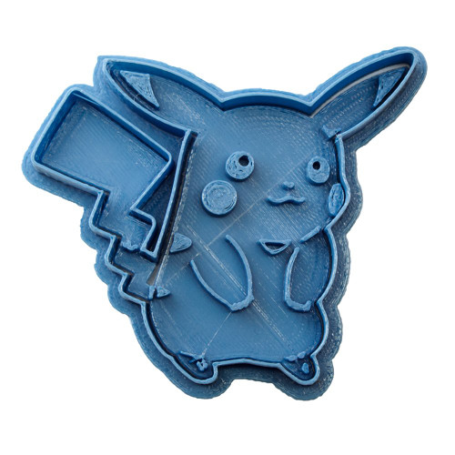 Cuticuter Pokemon Pikachu Cookie Cutter, Blue, 8 x 7 x 1.5 cm