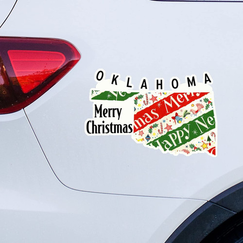 Christmas Stickers oklahoma Home State Stickers Merrry Christmas oklahoma Map Car Decal Christmas Decoration Window Decal Vinyl Decal Die Cut Decals Funny Laptop Stickers Bumper Stickers Christmas Stickers oklahoma Home State Stickers Merrry Christmas oklahoma Map Car Decal Christmas Decoration Window Decal Vinyl Decal Die Cut Decals Funny Laptop Stickers Bumper Stickers