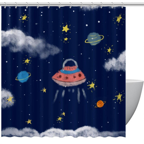 VAPOKF Shower Curtain for Bathroom Decor, Alien Cabin Waterproof Polyester Fabric Bath Curtain Set with 12 Hooks - 72x72 Inches