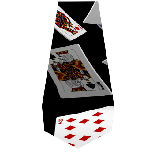 Falling Playing Cards Long Table Runner Placemat Rectangle Table Top Tablecloth for Office Kitchen Dining Wedding Party 13 by 70 Inch