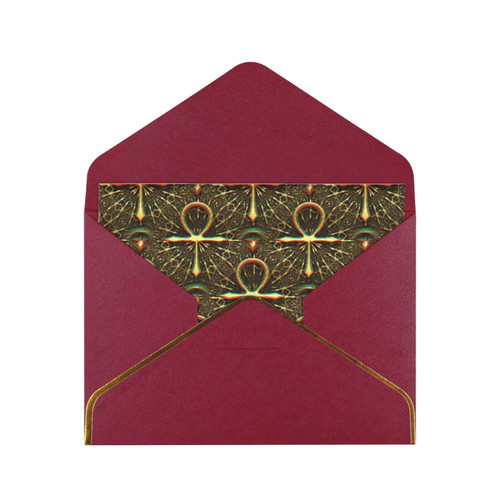 allgobee Greeting Cards Ankh-Egyptian-Symbol Envelope Blank Cards Cards For All Occasions,Birthday,Thank You,Wedding