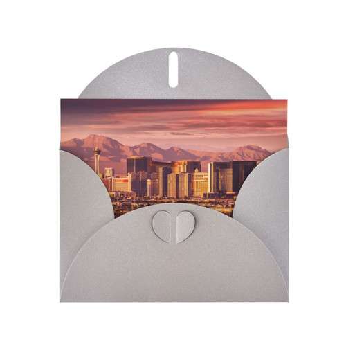 ZIMBRO Las Vegas Sunset Greeting Cards Thank You Cards, Memorial Cards, Wedding And Party Invitations.
