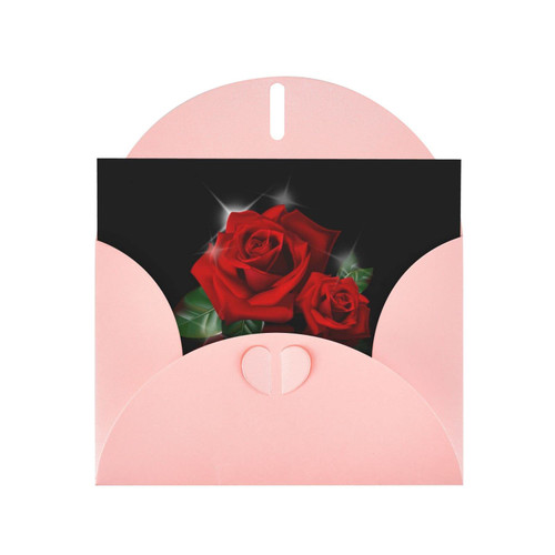 ZIMBRO Red Roses Greeting Cards Thank You Cards, Memorial Cards, Wedding And Party Invitations.