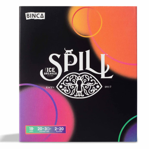 Binca Spill Party Card Game, Fun Card Games for Adults & Couples, Perfect Party StarteGame for Party Night, Family & Friends Card Games for Game Night, Easy & Fun Card Game, 2-20 Players (Age 18+)