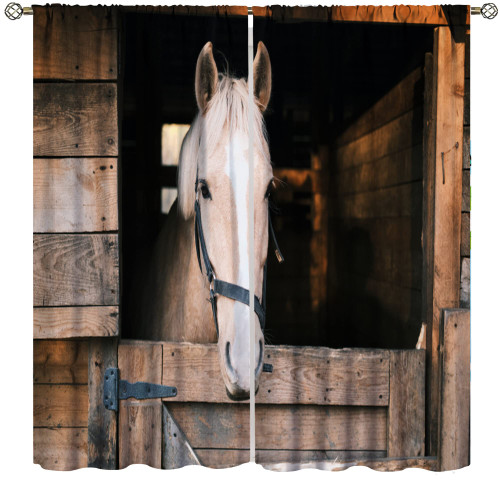 Horse Window Curtains, Western Wild Galloping Horses Curtains for Living Room,Country Style Rustic Farm Animal Horse Drapes 2 Panel Sets,52x84 Inch Horse Window Curtains, Western Wild Galloping Horses Curtains for Living Room,Country Style Rustic Farm Animal Horse Drapes 2 Panel Sets,52x84 Inch