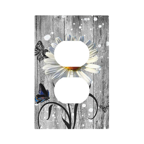 Farmhouse Floral Outlet Light Switch Cover Decorative Single Wall Plate Switch Plates and Outlet Cover Kitchen Bedroom Bathroom Decor Farmhouse Floral Outlet Light Switch Cover Decorative Single Wall Plate Switch Plates and Outlet Cover Kitchen Bedroom Bathroom Decor