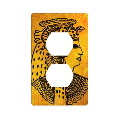 Decorative Wall Plate Switch Plate Egyptian Asbstract Egypt Pyramids Duplex Electrical Outlet Cover