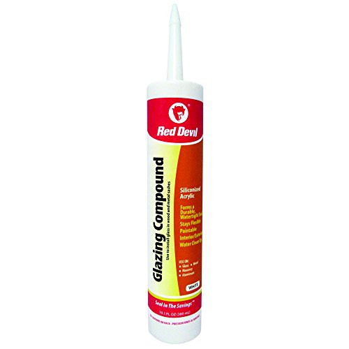 Red Devil 0666 10.1-Ounce Glazing Compound, White