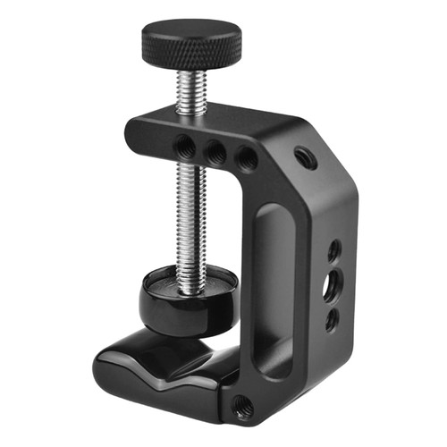 Lanxire Universal C Clamp with 1/4"-20 and 3/8"-16 Thread Hole for Desktop Mount Holder Microphone Mounting Equipment LCD Monitor Lanxire Universal C Clamp with 1/4"-20 and 3/8"-16 Thread Hole for Desktop Mount Holder Microphone Mounting Equipment LCD Monitor