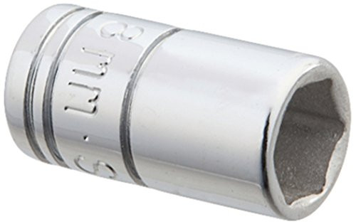 SK Hand Tool 40707 6 Point 8mm Standard Drive Socket, 1/4-Inch, Chrome