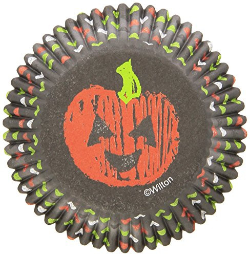 Wilton 415-2688 Halloween Chalkboard Standard Baking Cup, Assorted