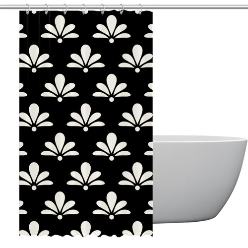 Polyester Fabric Waterproof Shower Curtain or Liner Bath Stall Size Abstract Cloth Graphic Pattern Hotel Bathroom Curtains with Grommets, 36x72