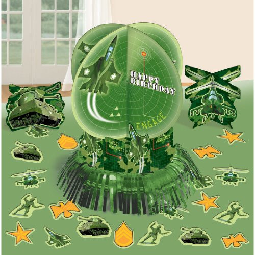 Military Camouflage Table Decorating Kit (23pc)