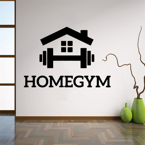 RTYUIHN Cartoon Gym Decoration Vinyl Wall Decals Fitness Room Decoration Gym Stickers Wall Sticker Wallpaper