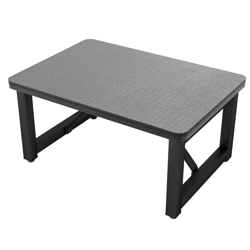 SZLHANJZ Step Stool, Small Step Stool for Adults Kids, Wooden & Metal Foot Stool, One Step Stool for Bedside and Closet, 500-LBS Load Heavy Duty Step for Living Room Bedroom, Gray