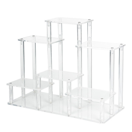 DuvinDD 6-Tier Acrylic Display Riser Stand for Cupcakes, Cakes, Dessert, Clear Cupcake Stand for Dessert Table Display, Tiered Dessert Stand Cupcake Tower Holder for Party Wedding Birthday Baby Shower DuvinDD 6-Tier Acrylic Display Riser Stand for Cupcakes, Cakes, Dessert, Clear Cupcake Stand for Dessert Table Display, Tiered Dessert Stand Cupcake Tower Holder for Party Wedding Birthday Baby Shower