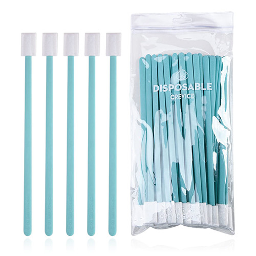 Disposable Crevice Cleaning Brush, Disposable Toilet Brush Hole Brush Deep Detail Scrubber for Toilet Corner, Window Groove, Door Track, Keyboard(50 PCS)