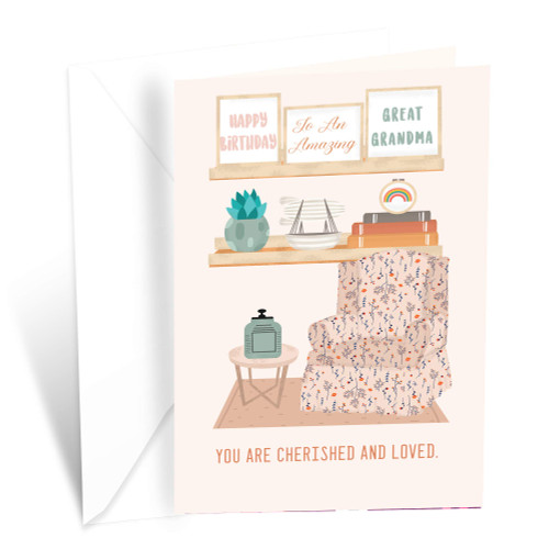 Prime Greetings Happy Birthday Card For Great-Grandma