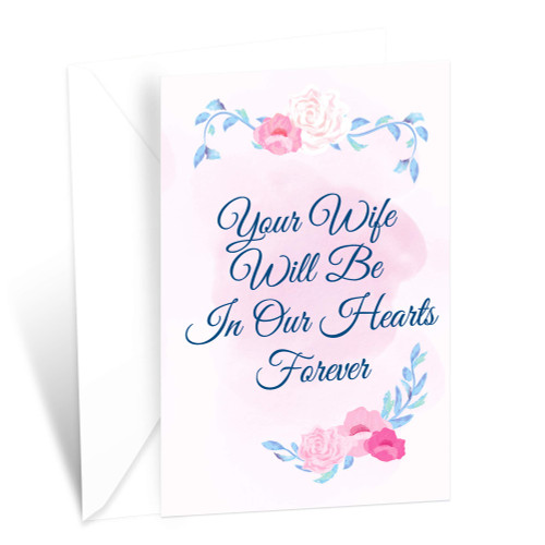 Prime Greetings Sympathy Card Loss of Wife
