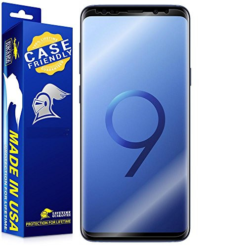 ArmorSuit Samsung Galaxy S9 Plus Screen Protector [Case Friendly] MilitaryShield Case Friendly Screen Protector Compatible with Galaxy S9 Plus - HD Clear Anti-Bubble