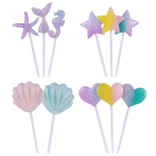 PartyKindom 33pcs Fresh Cake Decorative Toppers Delicate Birthday Cake Insert Cards for Home/Wall/Room Decor PartyKindom 33pcs Fresh Cake Decorative Toppers Delicate Birthday Cake Insert Cards for Home/Wall/Room Decor