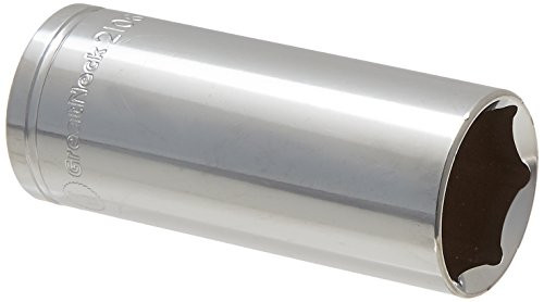 GreatNeck 2106 6 Point 24mm Drive Socket Dip Wall, 1/2 Inch