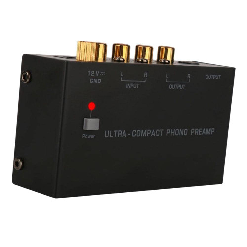 Ronyme Phono Preamp, Mini Stereo Audio Preamplifier RCA Input, RCA Output Turntable Amplifier for Speakers Ronyme Phono Preamp, Mini Stereo Audio Preamplifier RCA Input, RCA Output Turntable Amplifier for Speakers