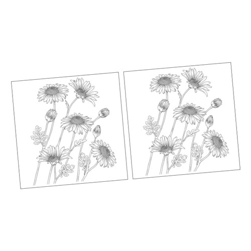 DOITOOL 2Pcs Sunflower Wall Sticker 3D Wall Paper Removable Stickers Windows Sticker Nursery Decor Wall Stickers Flower Stencils PVC Wall Sticker Decor Home Wall Paper Sticky