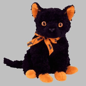 Ty Beanie Babies Fraidy - Black Cat