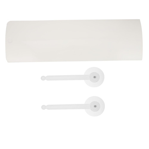 Holibanna Air Conditioner Windshield Air Deflector Mini Air Conditioner Air Vents for Ceiling Air Conditioning Windshield Air Conditioner Diverter Baseboard Air Deflector Pp White Wind Guide