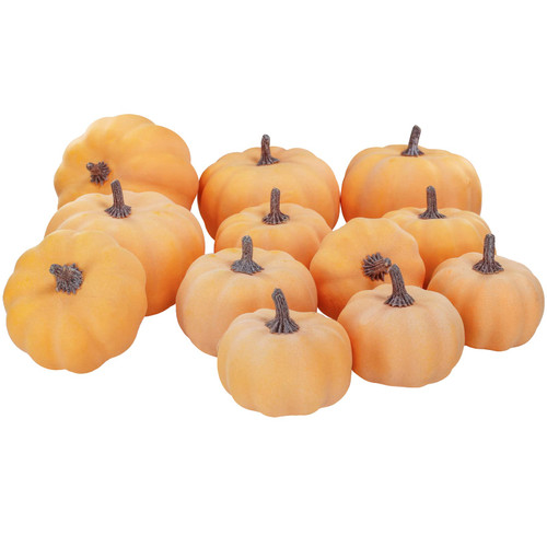 12 Pcs Assorted Small Orange Artificial Pumpkins Decorative Fall Pumpkins Harvest Pumpkins Foam Pumpkins for Gifts Fall Wedding Baby Shower Thanksgiving Halloween Table Centerpiece Mantel Decor 12 Pcs Assorted Small Orange Artificial Pumpkins Decorative Fall Pumpkins Harvest Pumpkins Foam Pumpkins for Gifts Fall Wedding Baby Shower Thanksgiving Halloween Table Centerpiece Mantel Decor