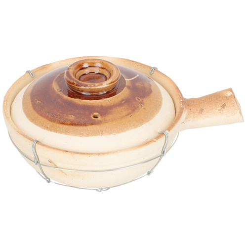Veemoon Terracotta Casserole Braising Pan with Lid Clay Hot Pot Clay Pot Clay Stockpot Casserole Clay Pot Chinese Clay Pot Cooking Pot Individual Cooking Supplies Iron With Cover