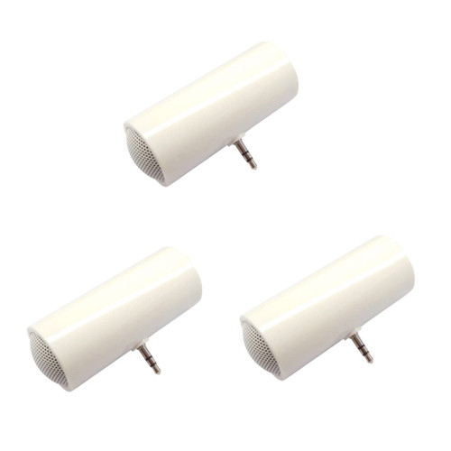 Mini Portable Speaker Speakers Stereo 3pcs Speaker for Mini Jack Mm Plug-in Phone Audio Stereo Tablet White Portable Speaker Portable Speaker Portable Speaker Portable Speaker