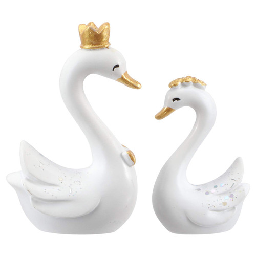 Resin Swan Adornment 2Pcs swan Statues Swan Sculpture Cute White Decor Swan Couple Eclectic Home Decor DIY Swan Wedding Ornament swan Sculptures Cake Decor Swan Resin Swan Adornment 2Pcs swan Statues Swan Sculpture Cute White Decor Swan Couple Eclectic Home Decor DIY Swan Wedding Ornament swan Sculptures Cake Decor Swan